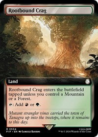 Rootbound Crag (Extended Art) (NM Nonfoil) [Fallout]