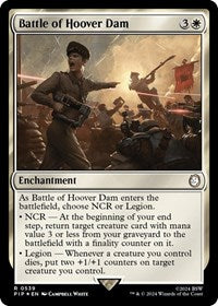 Battle of Hoover Dam (Surge Foil) (NM Foil) [Fallout]