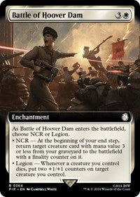 Battle of Hoover Dam (Extended Art) (NM Foil) [Fallout]