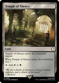 Temple of Silence (Surge Foil) (NM Foil) [Fallout]
