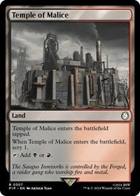 Temple of Malice (NM Nonfoil) [Fallout]