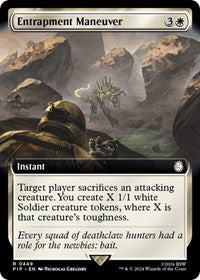 Entrapment Maneuver (Extended Art) (NM Foil) [Fallout]