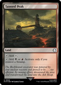 Tainted Peak (Surge Foil) (NM Foil) [Fallout]