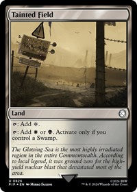 Tainted Field (Surge Foil) (NM Foil) [Fallout]