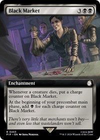 Black Market (Extended Art) (NM Nonfoil) [Fallout]