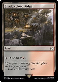 Shadowblood Ridge (NM Nonfoil) [Fallout]