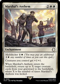 Marshal's Anthem (NM Foil) [Fallout]