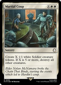 Martial Coup (Surge Foil) (NM Foil) [Fallout]
