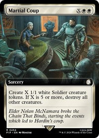 Martial Coup (Extended Art) (NM Foil) [Fallout]