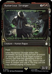 Mysterious Stranger (Showcase) (NM Foil) [Fallout]