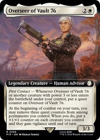 Overseer of Vault 76 (Extended Art) (NM Foil) [Fallout]