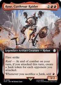 Rose, Cutthroat Raider (Extended Art) (NM Foil) [Fallout]