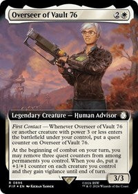 Overseer of Vault 76 (Extended Art) (Surge Foil) (NM Foil) [Fallout]