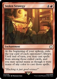 Stolen Strategy (Surge Foil) (NM Foil) [Fallout]