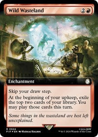 Wild Wasteland (Extended Art) (Surge Foil) (NM Foil) [Fallout]