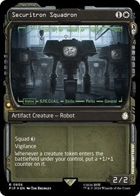 Securitron Squadron (Showcase) (Surge Foil) (NM Foil) [Fallout]