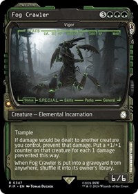 Fog Crawler - Vigor (Showcase) (NM Foil) [Fallout]