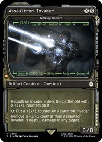 Assaultron Invader - Walking Ballista (Showcase) (Surge Foil) (NM Foil) [Fallout]