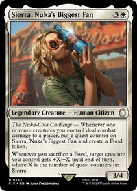 Sierra, Nuka's Biggest Fan (Surge Foil) (NM Foil) [Fallout]