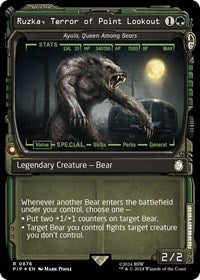 Ruzka, Terror of Point Lookout - Ayula, Queen Among Bears (Showcase) (Surge Foil) (NM Foil) [Fallout]