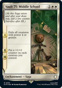 Vault 75: Middle School (Surge Foil) (NM Foil) [Fallout]