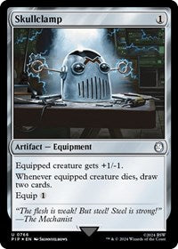 Skullclamp (Surge Foil) (NM Foil) [Fallout]