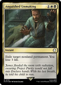 Anguished Unmaking (Surge Foil) (NM Foil) [Fallout]