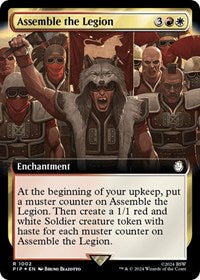 Assemble the Legion (Extended Art) (Surge Foil) (NM Foil) [Fallout]