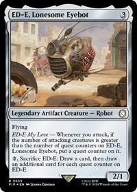 ED-E, Lonesome Eyebot (Surge Foil) (NM Foil) [Fallout]