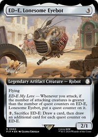 ED-E, Lonesome Eyebot (Extended Art) (Surge Foil) (NM Foil) [Fallout]