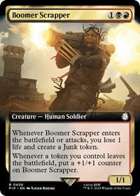 Boomer Scrapper (Extended Art) (NM Nonfoil) [Fallout]