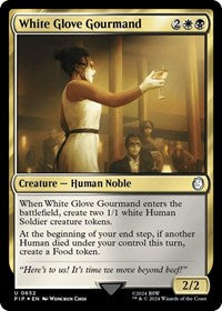 White Glove Gourmand (Surge Foil) (NM Foil) [Fallout]