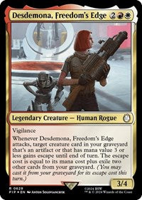 Desdemona, Freedom's Edge (Surge Foil) (NM Foil) [Fallout]