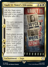 Vault 11: Voter's Dilemma (Surge Foil) (NM Foil) [Fallout]