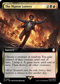 The Nipton Lottery (Extended Art) (NM Foil) [Fallout]