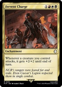 Fervent Charge (NM Nonfoil) [Fallout]