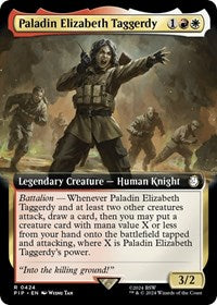 Paladin Elizabeth Taggerdy (Extended Art) (NM Foil) [Fallout]