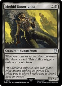 Morbid Opportunist (Surge Foil) (NM Foil) [Fallout]