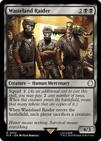 Wasteland Raider (NM Nonfoil) [Fallout]
