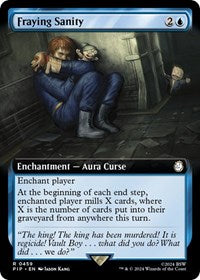 Fraying Sanity (Extended Art) (NM Nonfoil) [Fallout]
