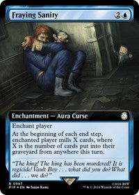 Fraying Sanity (Extended Art) (Surge Foil) (NM Foil) [Fallout]
