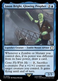 Jason Bright, Glowing Prophet (Surge Foil) (NM Foil) [Fallout]