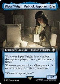 Piper Wright, Publick Reporter (Extended Art) (NM Nonfoil) [Fallout]