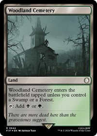 Woodland Cemetery (Surge Foil) (NM Foil) [Fallout]