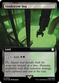 Viridescent Bog (Extended Art) (Surge Foil) (NM Foil) [Fallout]