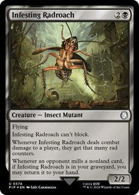 Infesting Radroach (Surge Foil) (NM Foil) [Fallout]