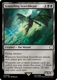Screeching Scorchbeast (NM Nonfoil) [Fallout]