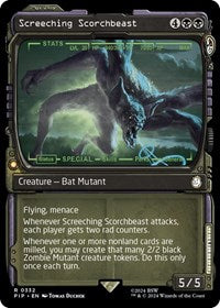 Screeching Scorchbeast (Showcase) (NM Foil) [Fallout]