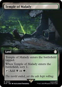 Temple of Malady (Extended Art) (NM Foil) [Fallout]