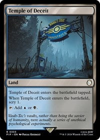 Temple of Deceit (NM Foil) [Fallout]